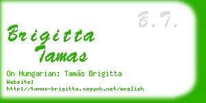 brigitta tamas business card